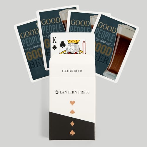 Baraja Good People Drink Good Beer, 52 Cartas Póker miniatura 6