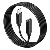 Compatible avec une large gamme d’appareils: Ce câble rallonge USB-C est compatible avec des appareils populaires tels que les pour iPhone 16/15, Galaxy S24/S23, MacBook Pro/Air, iPad, Nintendo Switch, et plus encore. Il offre une flexibilité optimale pour connecter vos appareils sans compromettre la vitesse ni la qualité