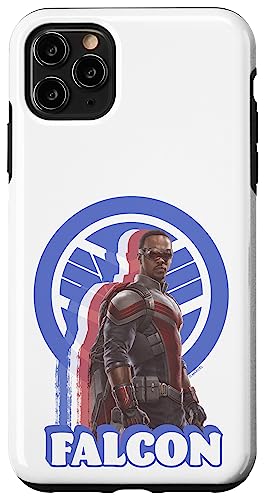 Carcasa Falcon iPhone 11 Pro Max Marvel Distressed diseño exclusivo