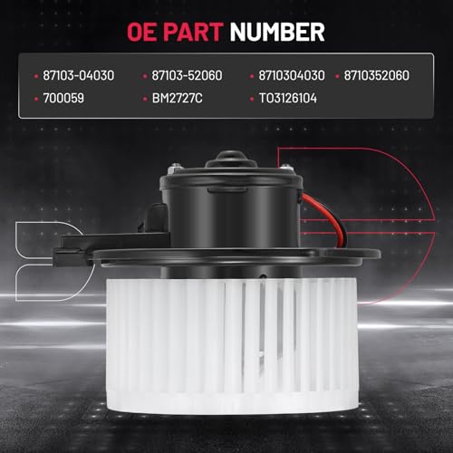 BDFHYK AC Heater Blower Motor Fan 700059 Compatible with Toyota Tacoma 1995 1996 1997 1998 1999 2000 2001 2002 2003 2004, Echo 2000 2001 2002 2003 2004 2005,HVAC Blower Motor for 8710304030 8710352060 by BDFHYK - Image 4