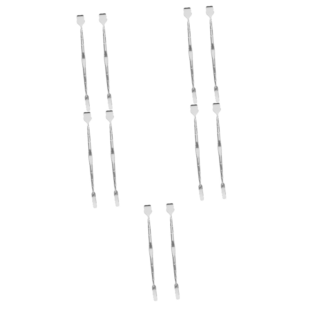 Beavorty 10 Pezzi pala per punti neri strumenti per la strumento di estrazione dei pori blackhead removal skin utensili estrattore Acciaio inossidabile