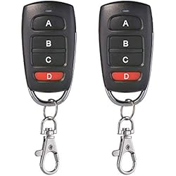 2 piezas Universal Garaje Gate Clonación Llavero Fob de Mando a Distancia 433 mhz Cloner para Garaje Puerta Eléctrica