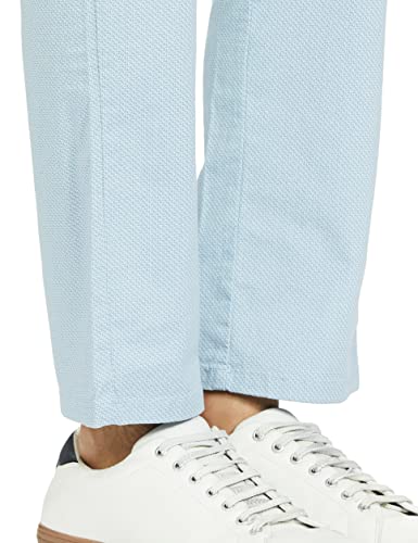Image of Colorplus Men's Cotton Blend Print Pattern Contemporary Fit Flat Front Casual Trouser