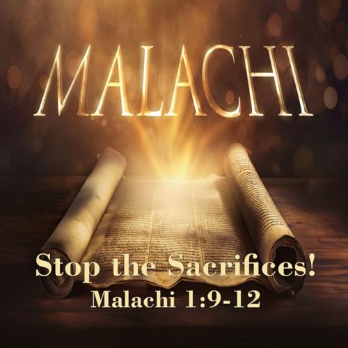 Page de couverture de Stop the Sacrifices! – Malachi 1:9-12
