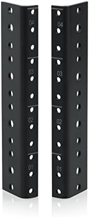 Gator Rackworks Heavy Duty Steel Rack Rail Set; 4U Rack Size (GRW-RACKRAIL-04U)