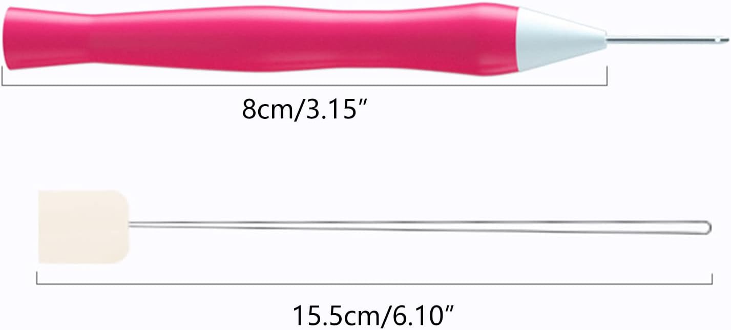 Needle Rug Yarn Needle Portable Embroidery Pen Knitting Embroidery Cross-Stitch Cloth Tools for Needle