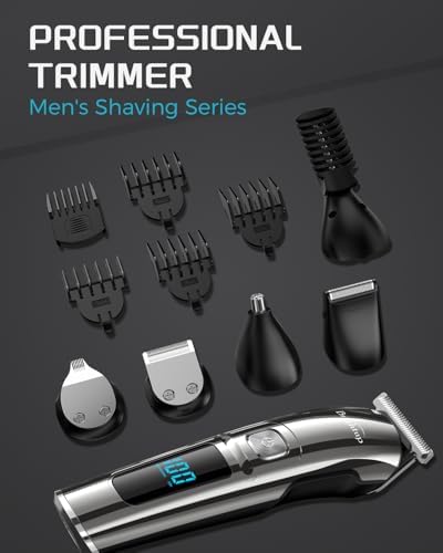 Brightup Beard Trimmer for Men — close-up of materials and construction quality