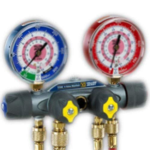 Yellow Jacket 49966 Titan 4-Valve °C 410A/32 NOR EU 80mm