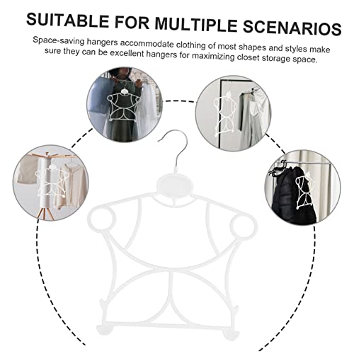 Hangers 10Pcs 'S One-Piece Hanger Newborn Hangers Skirt Hangers Suits Trousers Hangers Extendable Hangers Clothes Hanger Small Hangers Clothes Hangers White Hangers #TOP1