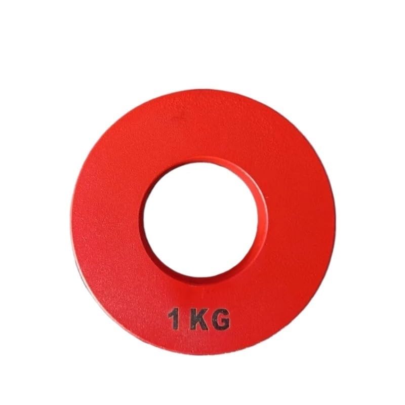 1 Unidad de Micro Discos de Pesas fraccionales for Entrenamiento de Fuerza y ​​Desarrollo Muscular, 0,25/0,5/0,75/1/1,25/1,5 kg de Peso incremental.(1 Pcs 1kg)