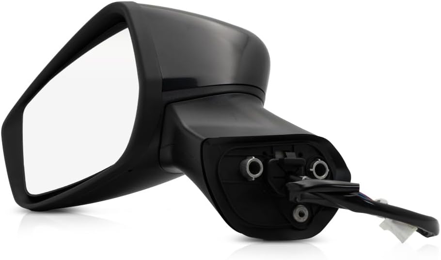 For Nissan Versa Note Door Mirror 2015 2016 2017 2018 2019 Driver Side | Power | Prime Black | Replacement For NI1320264 | 96302-9MB0A