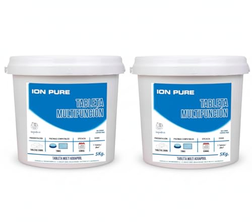 Pack Ahorro 2 uds Compacto 5 ACCIONES AQUAPOOL (200 GR)...