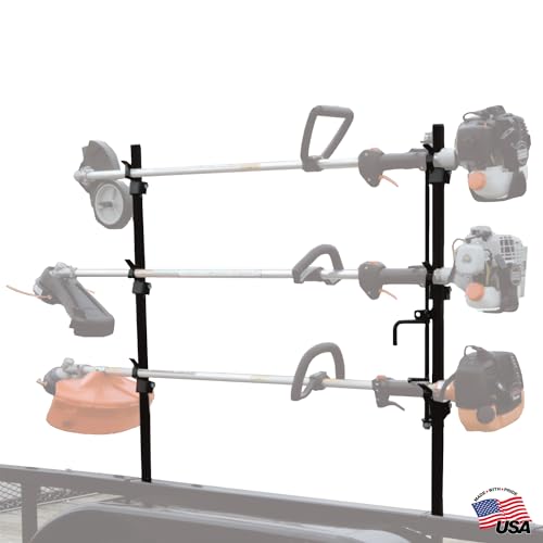 Buyers Products LT10 Landscape Trailer Trimmer Rack, Holds 3 Weed Eaters, Made in the USA, Trimmer Rack For Open Landscape Trailers, Lawn Care Accessories, Lawn Equipment & Landscape Tools by Buyers Products Company - Used condition - US$119.49