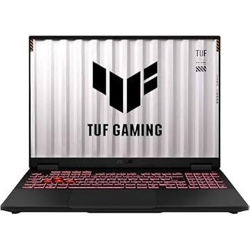ASUS TUF Gaming A16 FA608PM, Notebook Gamer 16", AMD Ryzen 9 8940HX, RTX 5060 8 GB, 16 GB DDR5, SSD 1 TB, Windows 11 Home, Jaeger Gray