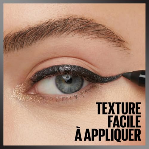 Maybelline New York - Crayon Gel Yeux Effet Tatouage - Waterproof & Tenue 36h - Tattoo Liner - Teinte : Deep Onyx