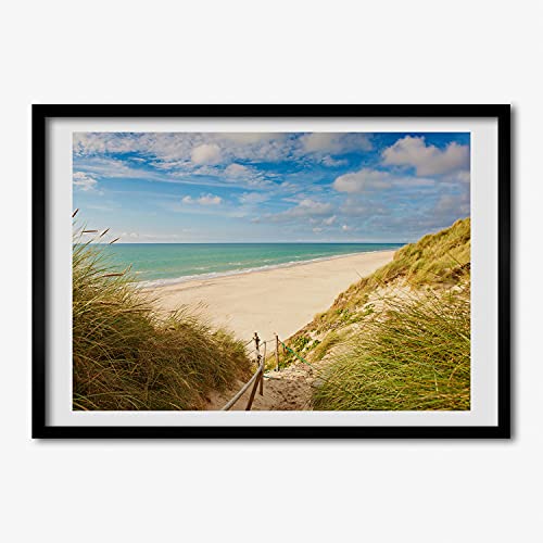 Wydmy Côtières Tulup Cadre MDF 70x50 cm Sublimez Vos Murs Blancs avec ce Tableau