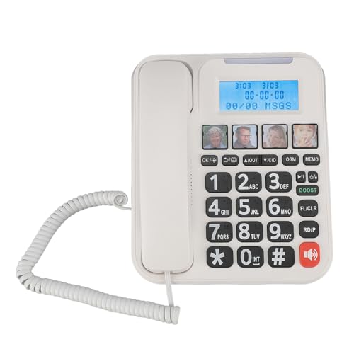 Teléfono inalámbrico Yoidesu con contestadora y pantalla digital miniatura 5