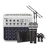 2 câbles de microphone XLR de 6 m + 2 câbles de haut-parleur Jack à XLR de 9 m