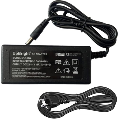 UpBright 12V 3A AC/DC Adapter Compatible with Donner DEP-20 DEP-20S DEP-10 DEP-45 DEP-80 Beginner Digital Piano 88 Key Full Size Weighted Keyboard Piano 12VDC 36W Power Supply Cord Battery Charger PSU image 4