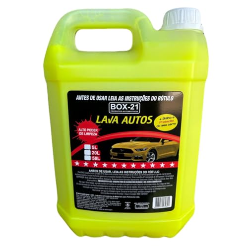 Shampoo Automotivo Detergente Carro Moto Com Cera 5 Litros