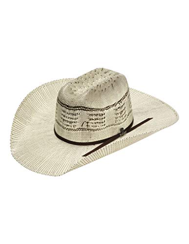 ARIAT Unisex Adult Bangora Maverick Two-Tone Hat, Ivory/Brown, 7-1/2