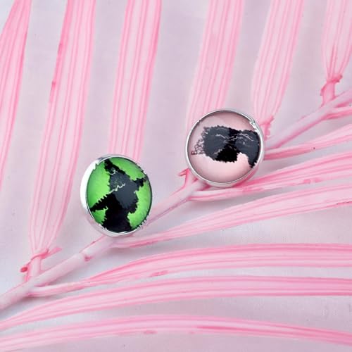 WSNANG Musical Theatre Lover Merchandise Good and Bad Witch Charm Pendant Necklace Good Witch Bad Witch Gift4