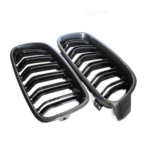 Parrillas delanteras tipo riñón para BMW F30 F31 F35 en color negro brillante (2012-2017)