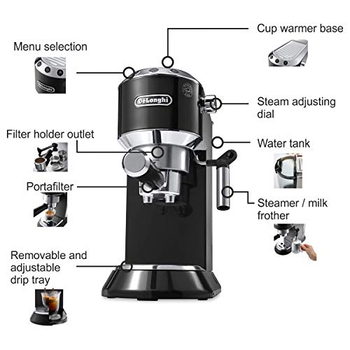 Buy DeLonghi EC685.BK 1300-Watt Espresso Coffee Machine (Black) Online at  Low Prices in India - Amazon.in