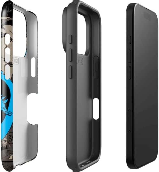 Skinit Impact Phone Case Compatible with iPhone 17 Pro Max - Officially Licensed DC Comics Batman Classic Art Design