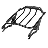 XMT-MOTO Black Air Wing Two Up Luggage Rack fits for Harley Touring Road King Street Glide Electra Glide Road Glide 2009-2020