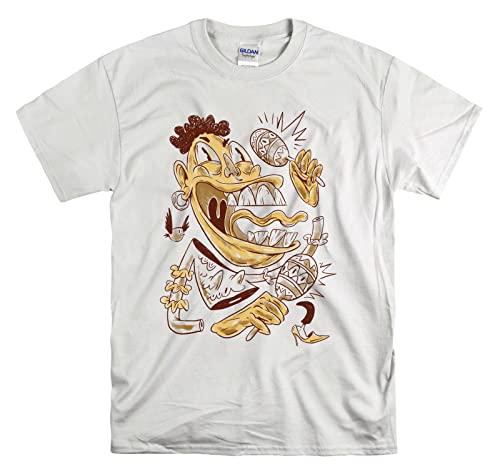T-shirt unisexe au motif de chanteur amusant blanc taille M le cadeau parfait