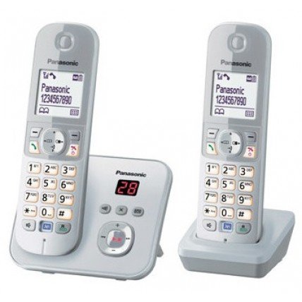 Teléfono Inalámbrico Panasonic KX-TG6822GS miniatura 2