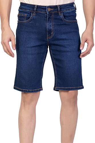 Image of Barcelona Men's Denim Shorts for Men - ICE Blue