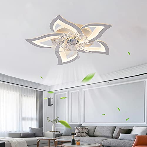 Ventilateur de plafond avec lampe pour salon et chambre