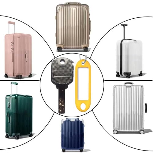 4PCS Luggage Keys 007 002 for Luggage Locks Suitcase Padlock (1SET-(002+007+Safe+006))3