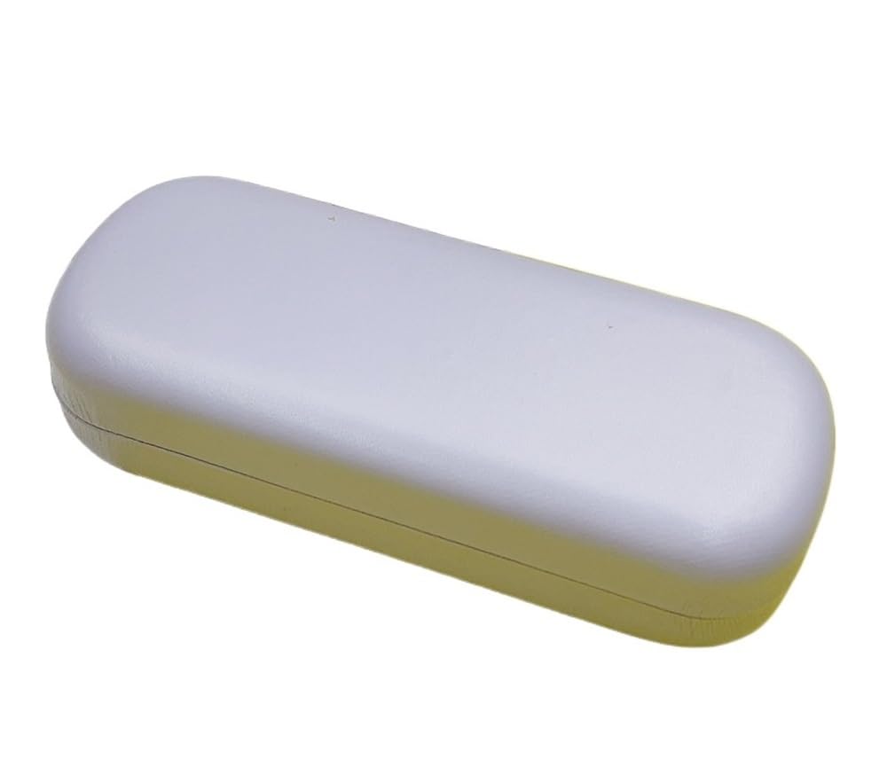 Amibvzhang 2pc Glasses Case Large Hard-shell Leather Sunglasses Men's Storage Lightweight Stylish Design Ideal For Travel Everyday Use(ShallowPurple)