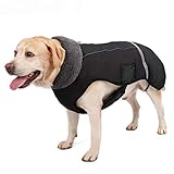 ♥ LEASH HOLE - Unser Reflective Vest kommt mit einem Leinenportal auf der Rückseite des Halses, so dass Sie ganz einfach befestigen Sie die Blei auf Kragen ohne Ziehen der Mantel in Richtung der Rückseite des Hundes.