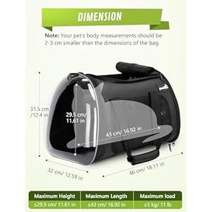 Pecute-Dog-Basket-for-Bike-Dog-Bike-Basket-for-Small-Dog-Cat-Puppies-Pet-Basket-for-Bike-Riding-Multiple-Storage-Pockets-Removable-Sun-Shield-Pet-Carrier-with-Shoulder-Strap - Cucciolini Doodles   Pecute-Dog-Basket-for-Bike-Dog-Bike-Basket-for-Small-Dog-Cat-Puppies-Pet-Basket-for-Bike-Riding-Multiple-Storage-Pockets-Removable-Sun-Shield-Pet-Carrier-with-Shoulder-Strap