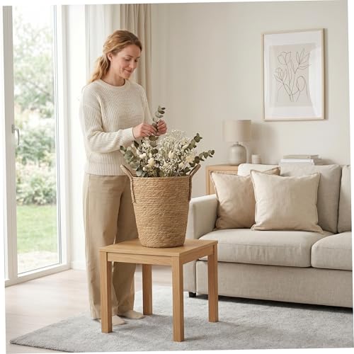 Vase en osier stable incassable pour compositions fleurs séchées - 6