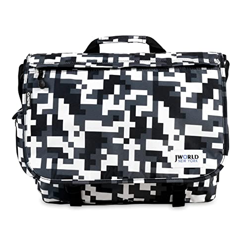 Image of J World New York Thomas Laptop Messenger Bag for Women & Men. Kids Computer Bookbag