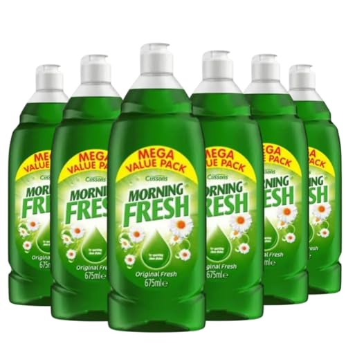 Morning Fresh Original Washing Up Liquid, 675ml Bottles, 6 Pack