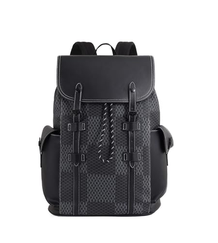 KingTo Laptop Backpack for Men Luxury Anti-Theft Travel Backpack Casual Business Waterproofing Computer Bag (B-Gray)