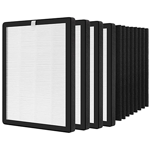 Filtres ProHEPA 9000 isinlive pack de 12 rechanges de purificateur d'air