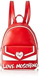 Love Moschino Damen Kollektion Herbst Winter 2021 Rucksack, rot, Einheitsgröße