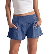 Panadila Womens Denim Shorts Wide Leg Jean Shorts High Waisted Baggy Jorts Y2k Casual Summer Bott...