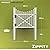 46in H x 49.5in W (1 Gate) No Dig Zippity Manchester Gate Kit, White Vinyl Picket Fence Gate Kit for Manchester Fence Panels, Gate for Backyard, Patio, Outdoor, & Garden Fence, ZP19019