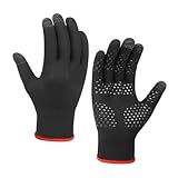 Yiju Winter Touchscreen Gloves Cycling Mittens Multipurpose Cold Weather Climbing Gloves Warm Mittens for Motorcycling Driving, Black, Women