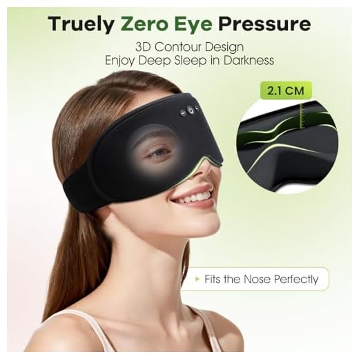 ZHENYEMEI 3D Bluetooth Sleep Headphones Mask
