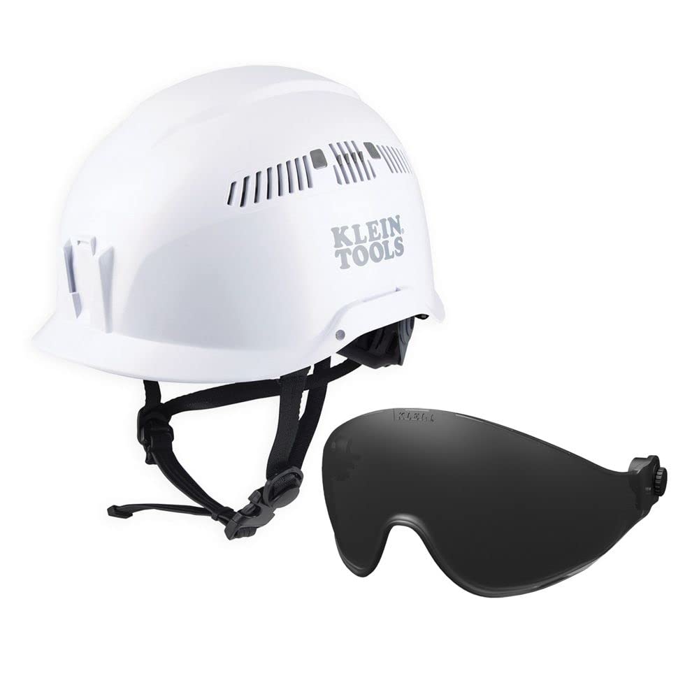 Buy Klein Tools 60149 Safety Helmet, Vented, Chin Strap, Tested to