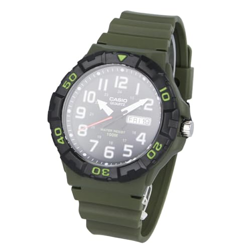 CASIO �J�V�I �J�V�I�X�^���_�[�h �`�[�v�J�V�I �`�v�J�V �r���v ���v �����Y �h�� �N�I�[�c �A�i���O 3�j ���� �O���[�� �u���b�N MRW-210H-3A [���s�A���i]